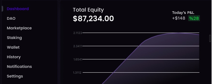 Platform Dashboard Screenshot - Showing tokenization interface
